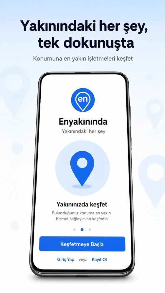 Enyakininda onboarding — discover everything near you