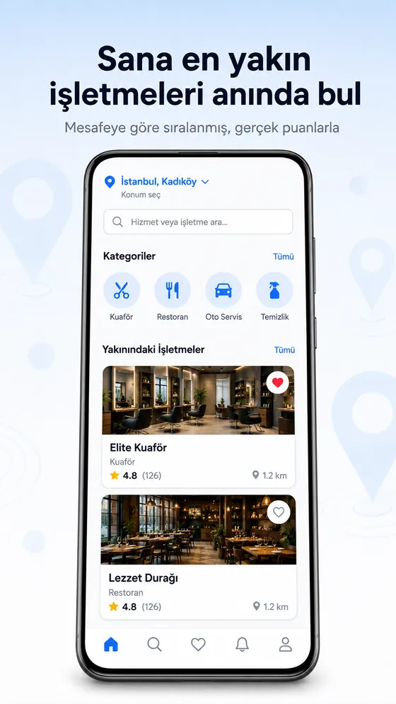 Discover nearby businesses
